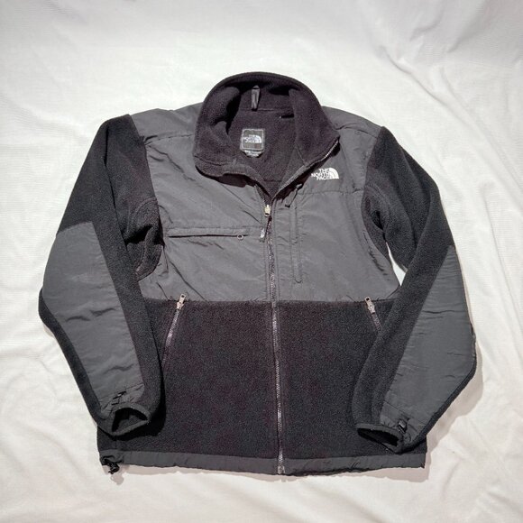 North Face Men's Technical Fleece Hybrid Jacket Medium Black Winter Work out - Picture 1 of 9